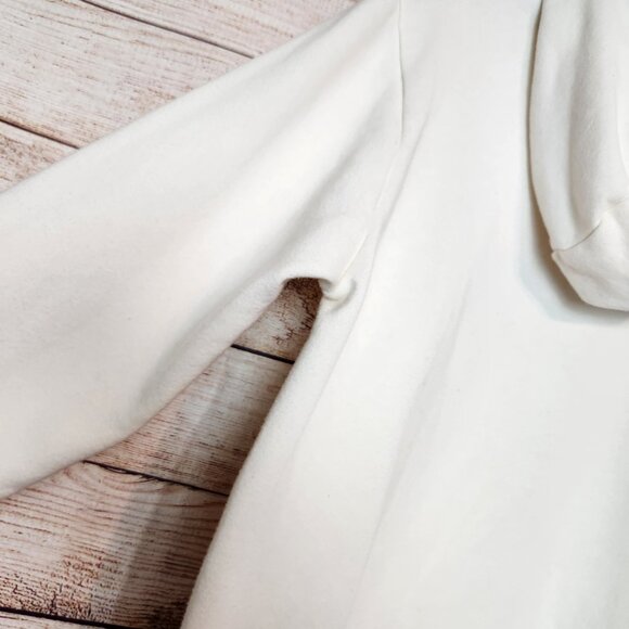 The North Face Half Dome Sweatshirt Hoodie Pullover Size L Ivory Pink Blue Women - Picture 14 of 16